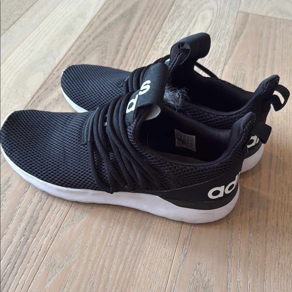 Adidas Black and White Lite Racer Adapt 3.0
